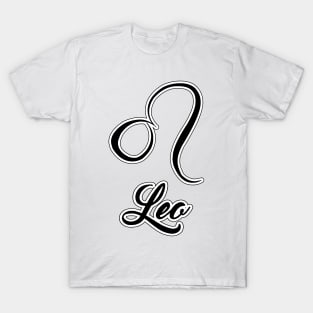 Leo Zodiac Design T-Shirt